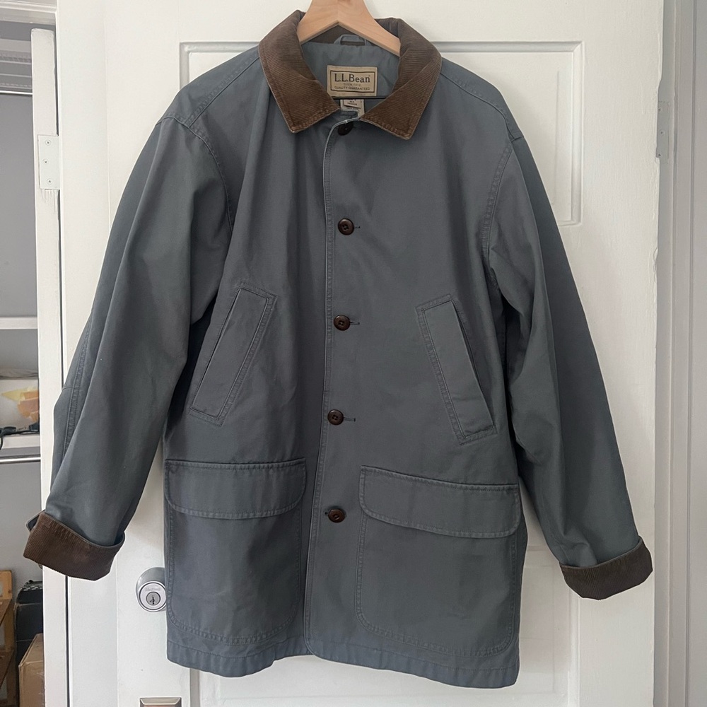 Vintage L.L. Bean Barn Jacket with Corduroy detailing